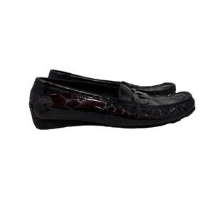 Stuart Weitzman Patent Leather Driving Mocs size 6.5